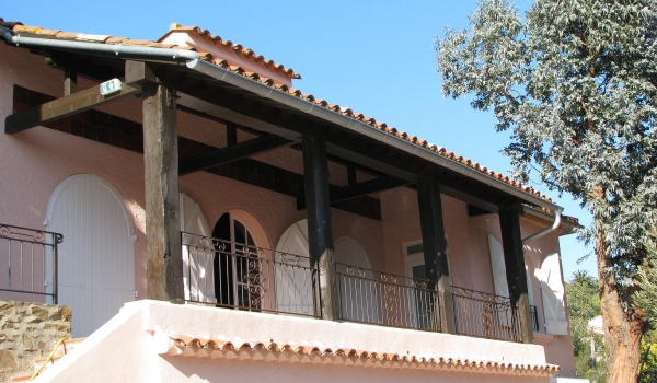 Terrasse couverte